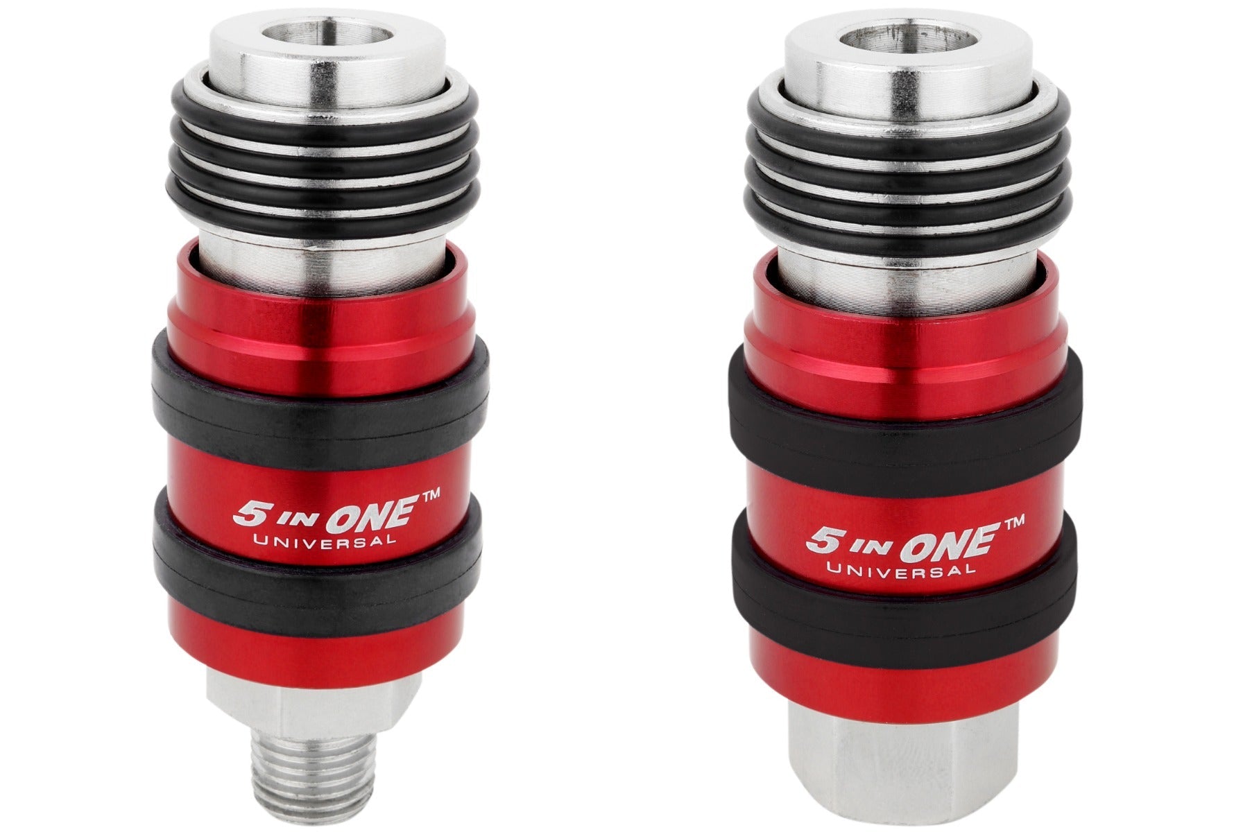 5 In ONE® Universal Coupler w/Safety Exhaust Quick-Connect, 1/4