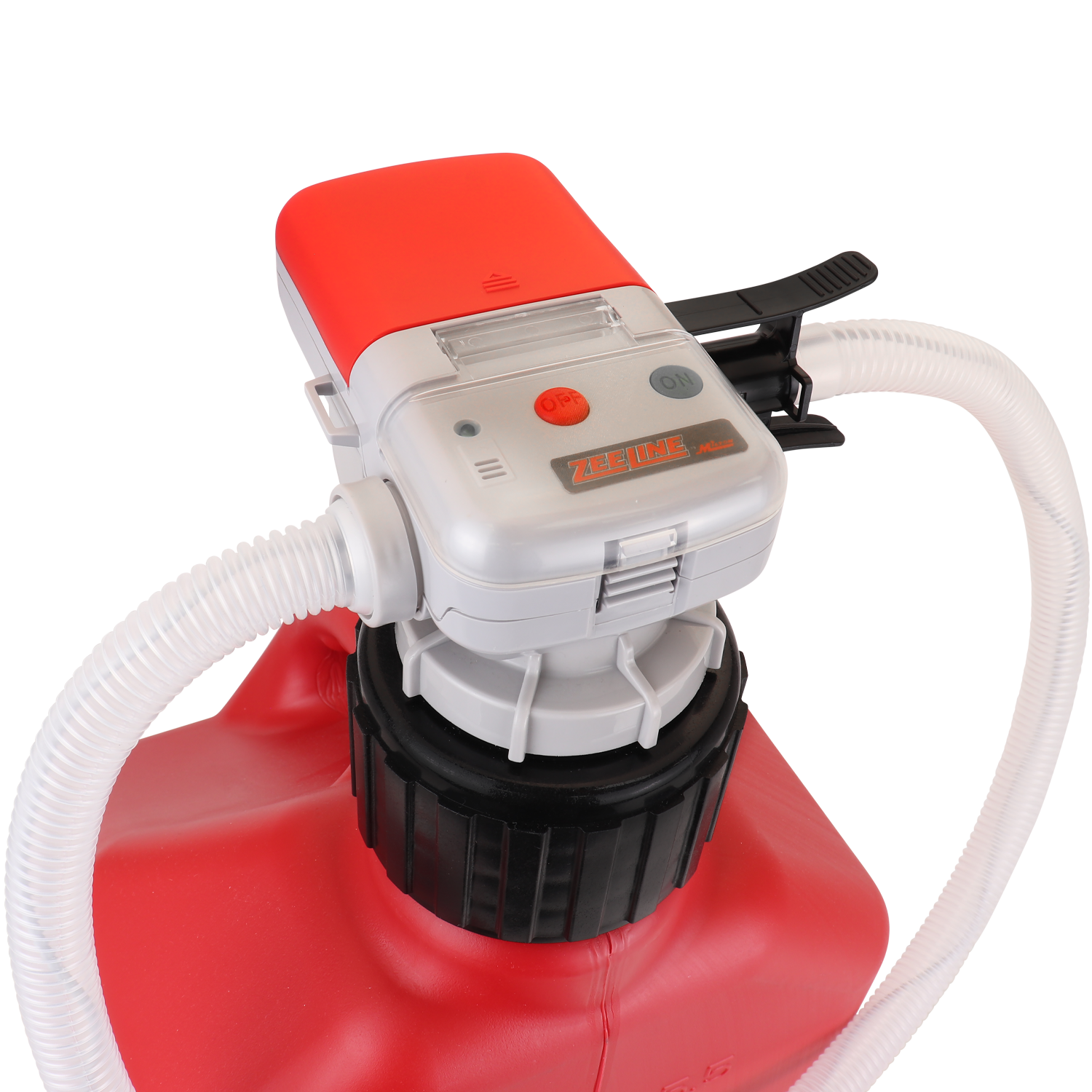 ZE1030XL – AA Battery Powered Fuel Can Transfer Pump for Racing Style Fuel Cans