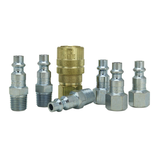 1/4" NPT M-STYLE® Coupler and Plug Kit (7-Piece)
