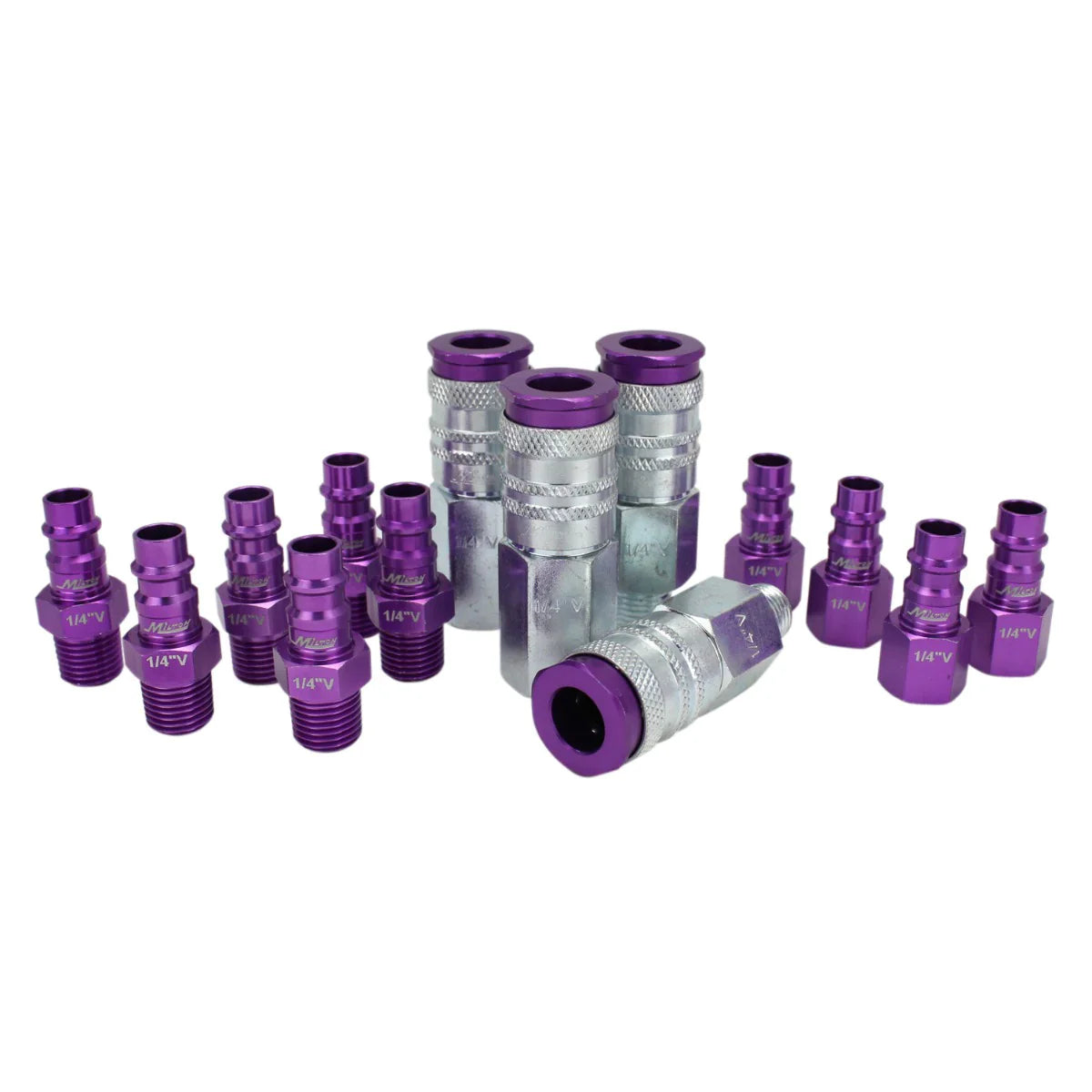 COLORFIT® HIGHFLOWPRO® Starter Kit - (V-STYLE, Purple) - 1/4