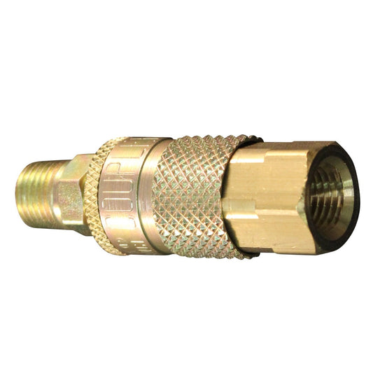1/4" NPT T-Style Coupler and Plug